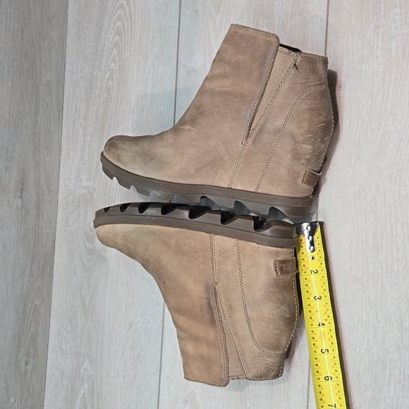 Sorel Women Ankle Leather Joan of Arctic Hidden Boots shoes sz 6.5 - Picture 9 of 13
